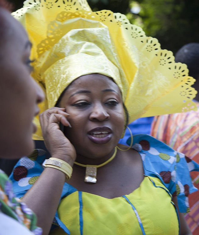 Terracotta hand-dyed bazin riche grand boubou