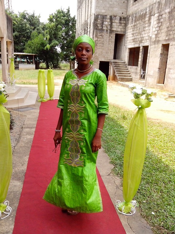 Emerald buba and trousers pair